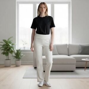 Wild Fable Cream Wide Leg Yoga Style Pants